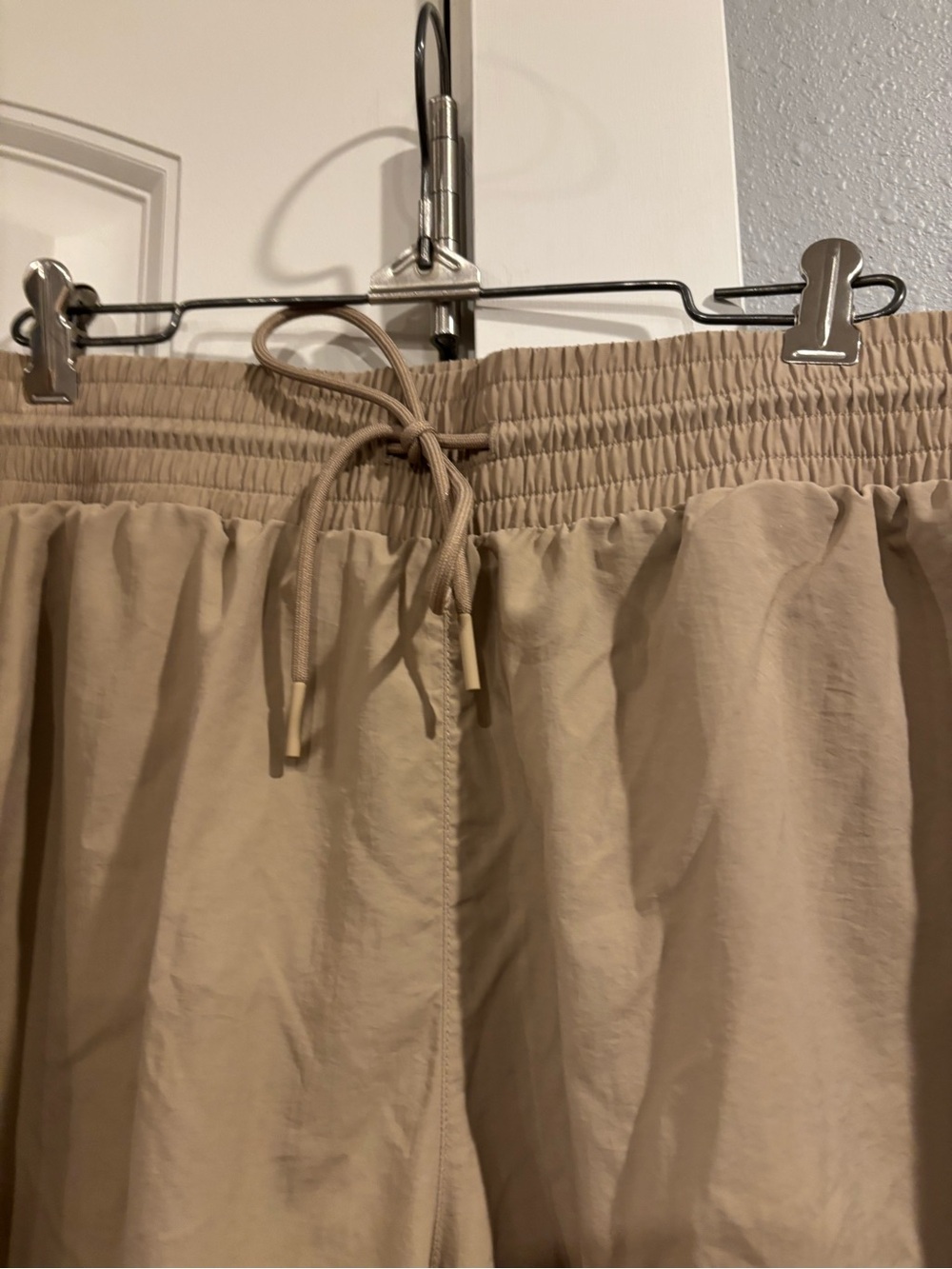 GAP Beige Drawstring Track Pants - Picture 2 of 4